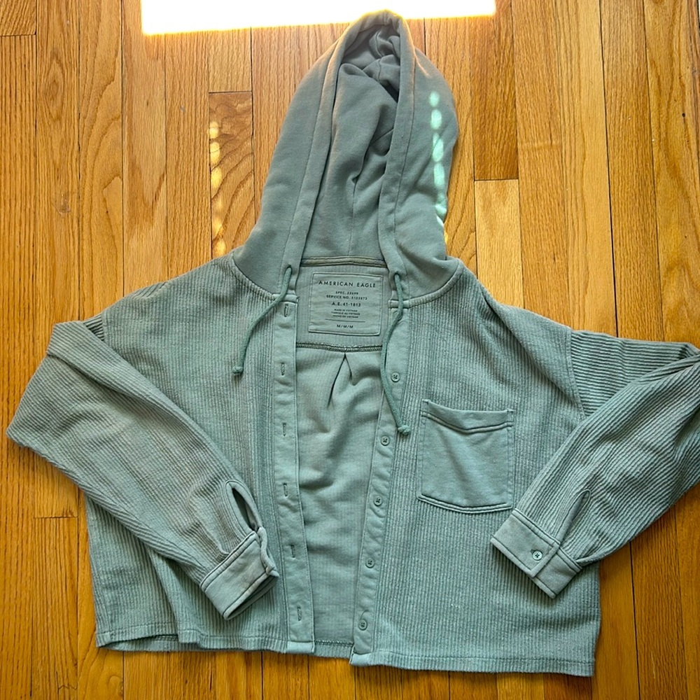 American Eagle cropped hoodie